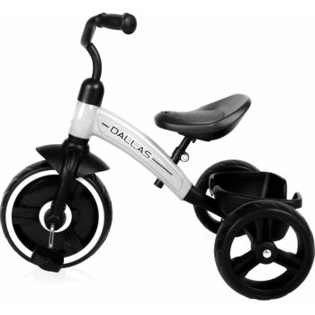 Tricicleta pentru copii Dallas White ieftina