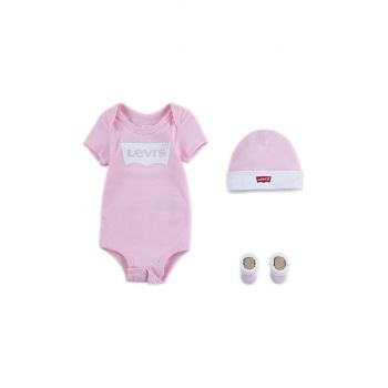 Levi's Compleu bebe culoarea roz de firma original