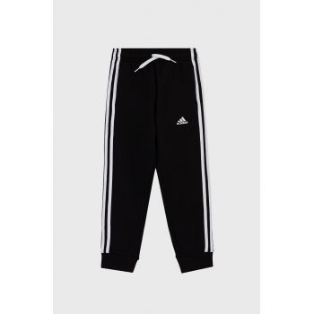Adidas Pantaloni copii GQ8897 culoarea negru, material neted