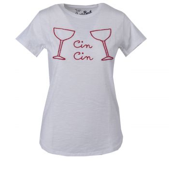 Dana Cotton Crew Neck T-Shirt La Perfection S
