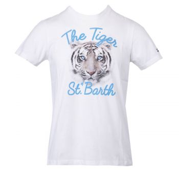 T-Shirt Men Cotton Classic Tiger L