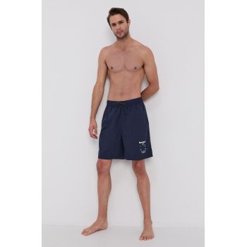 Reebok Pantaloni scurți GS9217 bărbați, culoarea albastru marin