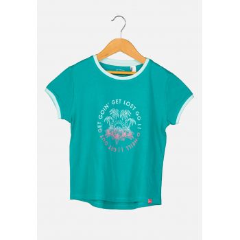 Tricou de bumbac cu model grafic