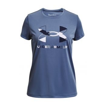 Tricou cu imprimeu logo - pentru fitness