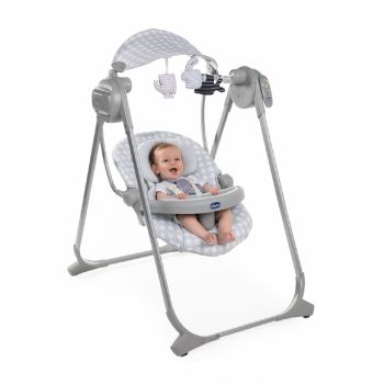 Leagan-balansoar Chicco Polly Swing UP Leaf Gri