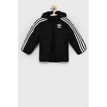 Adidas Originals Geacă copii H34564 culoarea negru ieftina