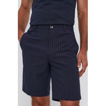Sisley Pantaloni scurți bărbați, culoarea albastru marin de firma originali