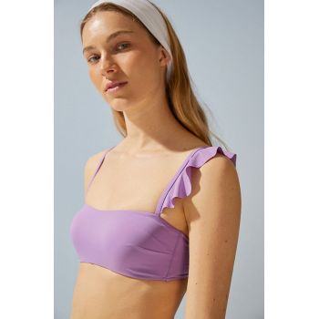 Women Secret Sutien de baie culoarea violet, cupa moale de firma original