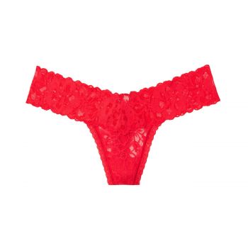 Floral Lace Thong Panty L de firma originala