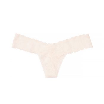 Floral Lace Thong Panty L de firma originala