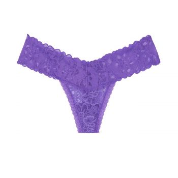 Floral Lace Thong Panty XS