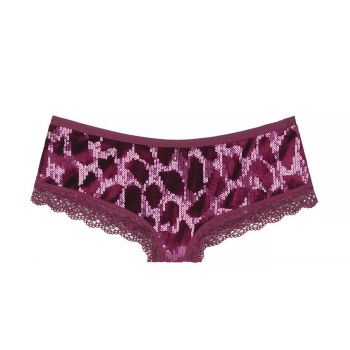 Sequin Leopard Cheeky Panty L