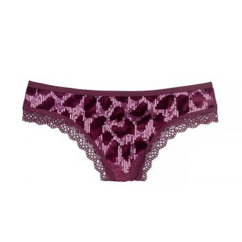 Sequin Leopard Thong Panty S