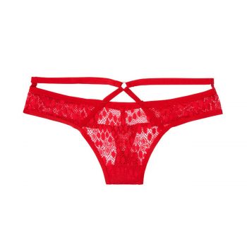 Snake Lace Caged Thong Panty S