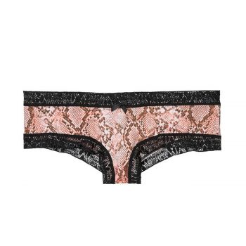 Snake lace cutout cheeky panty xs