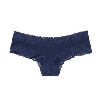 Stretch Cotton Lace-waist Cheeky Panty XS