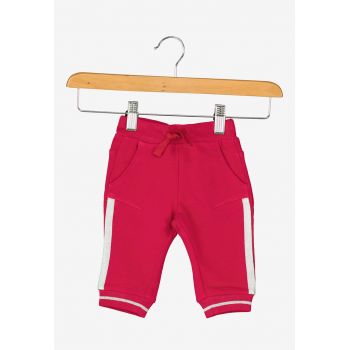 Pantaloni sport cu talie elastica