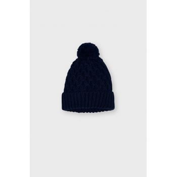 Mayoral Căciulă copii culoarea albastru marin, din tricot gros