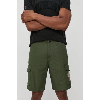 Superdry Pantaloni scurți bărbați, culoarea verde