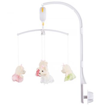 Carusel muzical pentru patut Chipolino Princess bears