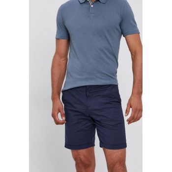 Lacoste Pantaloni scurți bărbați, culoarea albastru marin