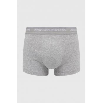 United Colors of Benetton Boxeri bărbați, culoarea gri