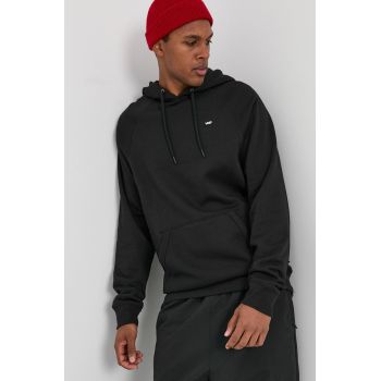 Vans Bluză bărbați, culoarea negru, material neted
