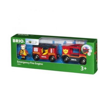 Locomotiva de pompieri 33811 Brio de firma original