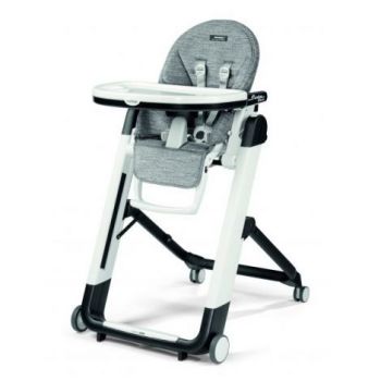 Scaun De Masa 2 in 1 Peg Perego, Siesta Follow Me, Wonder Grey, 0 - 15 Kg de firma original