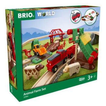 Set animale de la ferma 33984 Brio la reducere