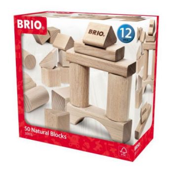 Set blocuri din lemn 50 piese 30113 Brio la reducere