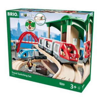 Set trenuri de calatori 33512 Brio la reducere