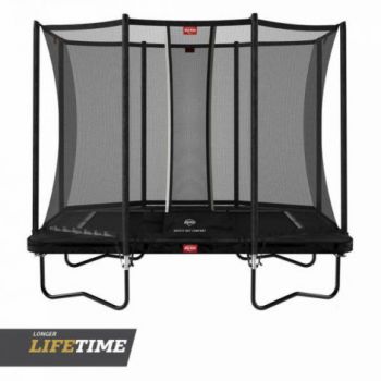 Trambulina Berg Ultim Favorit regular Gri cu plasa Comfort 280x190 Trambulina Berg Ultim Favorit regular Gri cu plasa Comfort 280x190