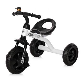Tricicleta pentru copii A28 roti mari White Black ieftina