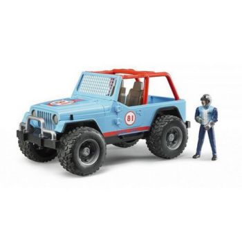 BRUDER - JEEP CROSS COUNTRY DE CURSE ALBASTRU de firma original