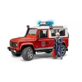 BRUDER - MASINA DE POMPIERI LAND ROVER DEFENDER SI POMPIER