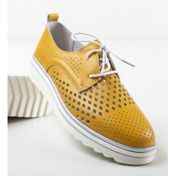 Pantofi Casual Tone Galbeni