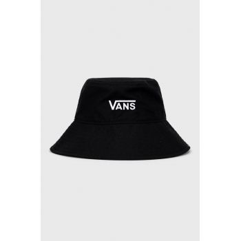 Vans pălărie culoarea negru, bumbac VN0A5GRGY281-blck.wht ieftina