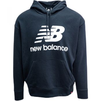 Hanorac femei New Balance Essentials Stacked Logo Oversized Po WT03547BK