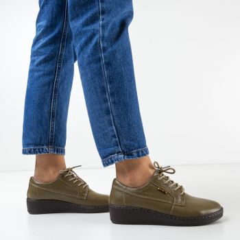 Pantofi Casual Guiro Khaki de firma originala