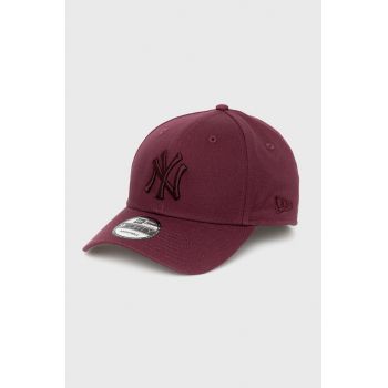 New Era Căciulă culoarea violet, cu imprimeu