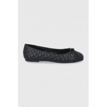 Aldo Balerini de piele culoarea negru, cu toc plat