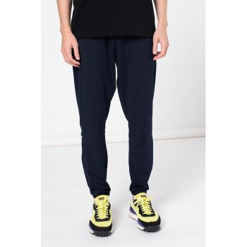 Pantaloni sport cu buzunare oblice cu fermoar