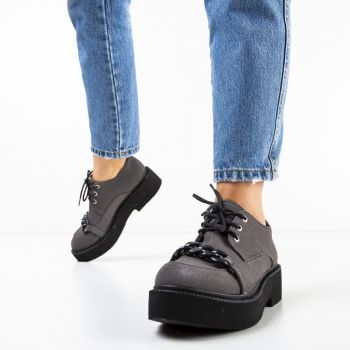 Pantofi Casual Mother Gri