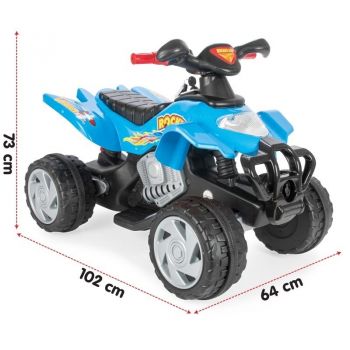 ATV electric pentru copii Pilsan Rocket 12V albastru ATV electric pentru copii Pilsan Rocket 12V albastru