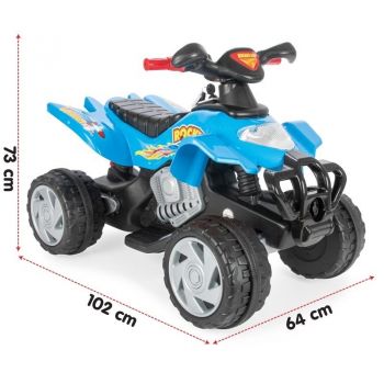 ATV electric pentru copii Pilsan Rocket 12V albastru