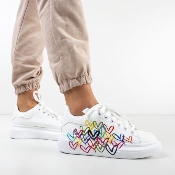 Pantofi Sport Lovly Albi Pantofi Sport Lovly Albi