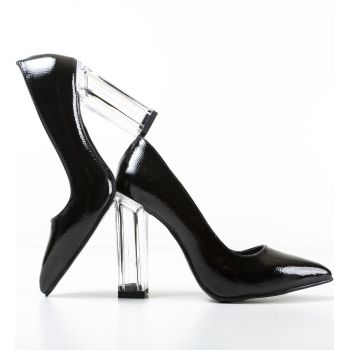 Pantofi Uflet Negri
