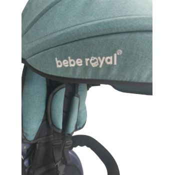 Tricicleta pliabila Bebe Royal Milano Plus Turcoaz Tricicleta pliabila Bebe Royal Milano Plus Turcoaz