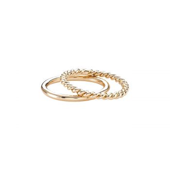 Lucia Braided Ring Duo R576L